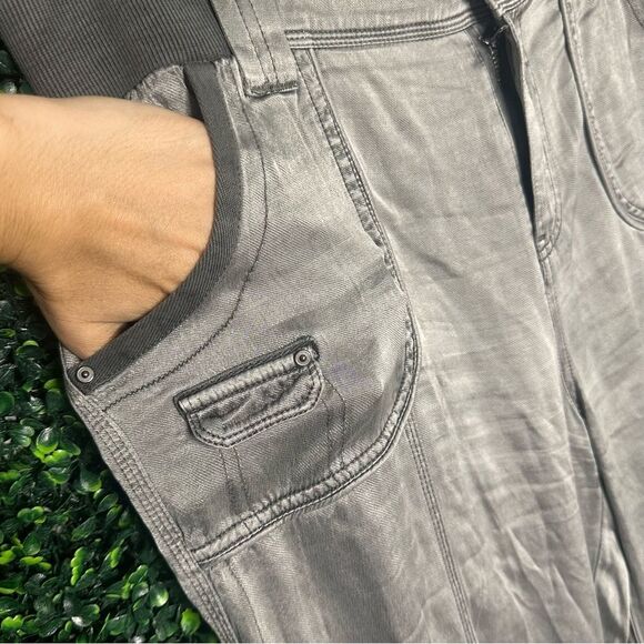 Marrakech Tari Crinkle Cupro Lux Granite Jogger Pants Sz M - Picture 5 of 13